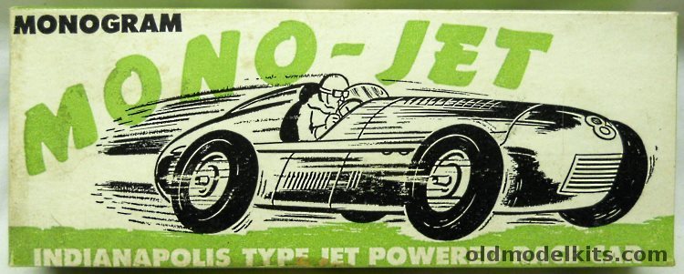 Monogram 1/30 Mono-Jet Racer Indianapolis Type - CO2 Powered Jet Racer, R3 plastic model kit